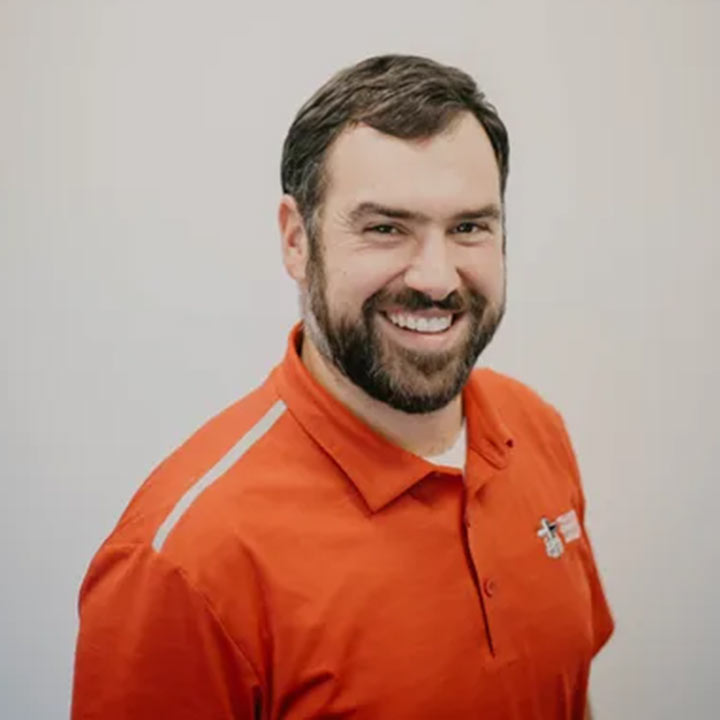 A photo of Justin Kleiner, Director for Fellowship of Christian Athletes