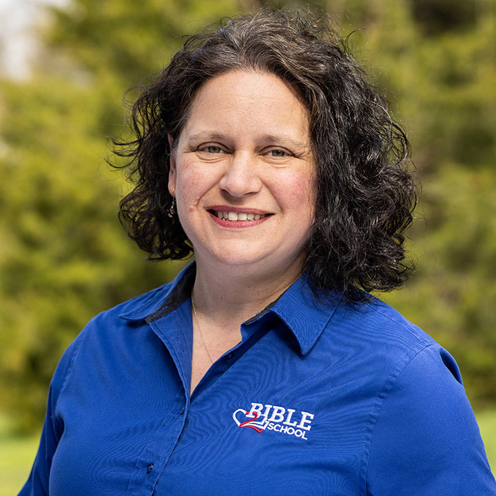 A headshot of Stephanie Smith, Bible2School's Director of Operations