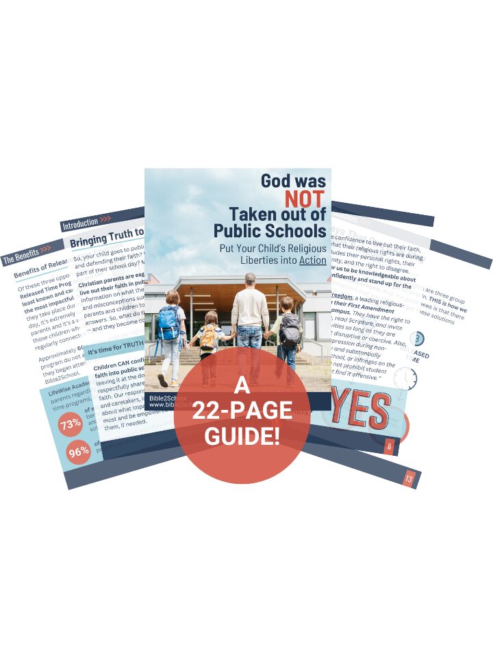 A preview of the God Was NOT Taken Out of Public Schools Guide